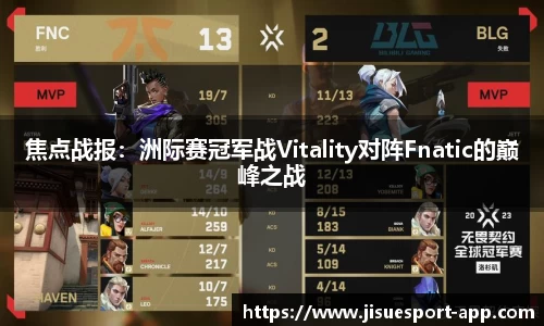 焦点战报：洲际赛冠军战Vitality对阵Fnatic的巅峰之战